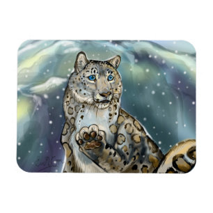 Snö Leopard~ magnet