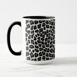 Snö leopard mugg