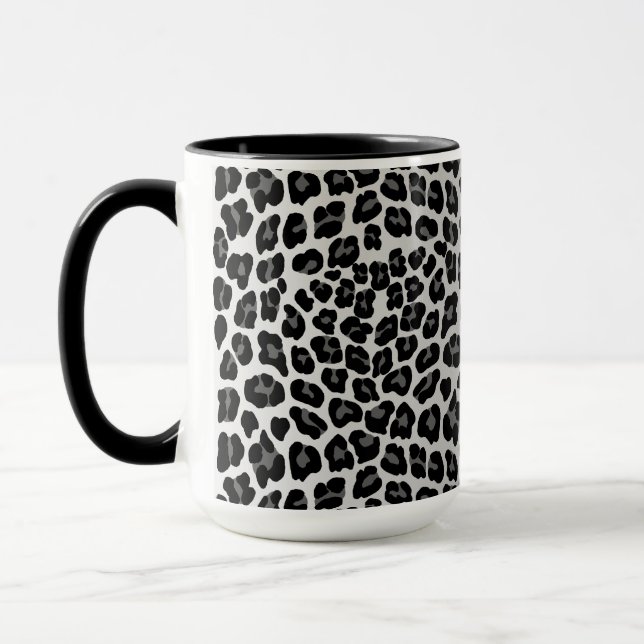 Snö leopard mugg (Vänster)