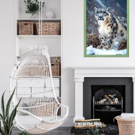 Snö Leopard Poster