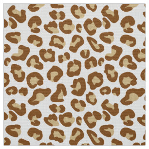 Snö Leopard Print, Beige, Tan och Cream Tyg