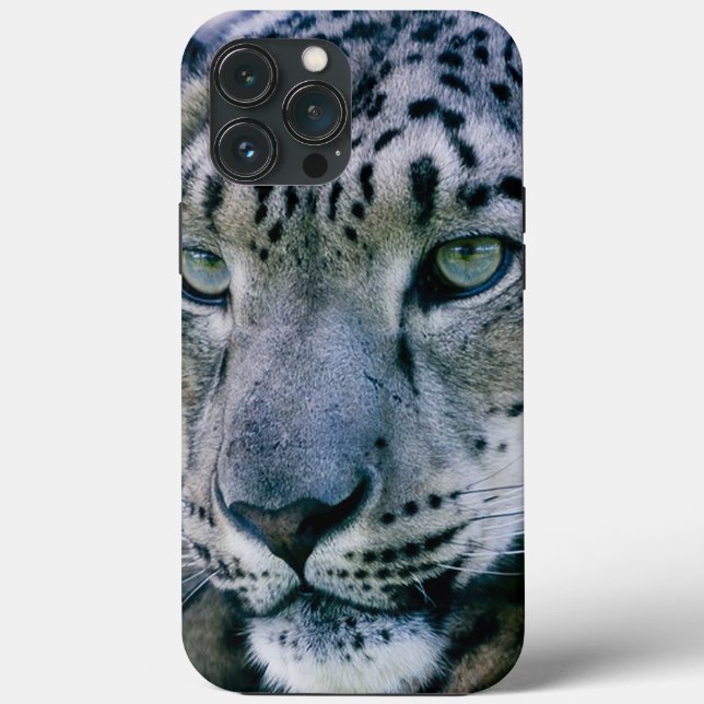 Snö Leopard Print Fodral-Mate iphone case (Baksida)