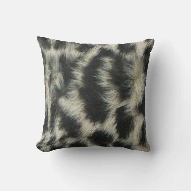 Snö Leopard Reversible Pillow Kudde (Framsida)
