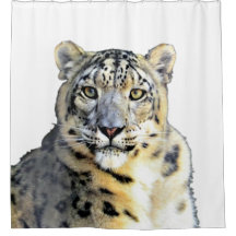 Snö Leopard Shower Curtain