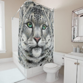 Snö Leopard Shower Curtain