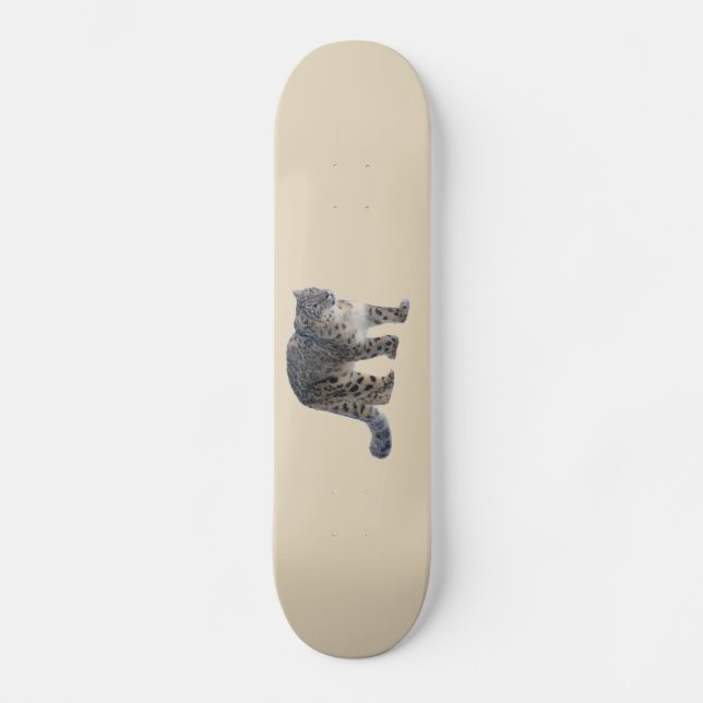Snö Leopard Skateboard Bräda 20,5 Cm (Framsida)