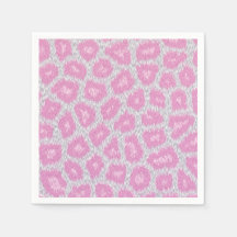 Snö Leopard stil - Silver Rosa