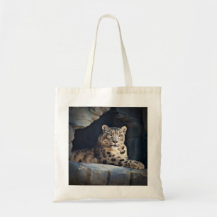 Snö Leopard Tygkasse