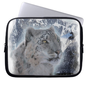 SNÖ LEOPARD-utrotningshotade arter av storkål Laptop Fodral
