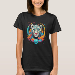 Snö Leopard Vild Animal Snö Leopard Manar Women Ki T Shirt