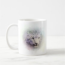 Snö Leopard Wildlife Coffee Mugg