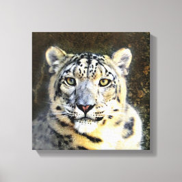 Snö Leopard Wrapped Canvas