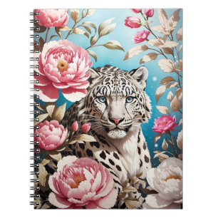 Snö Leopards Gaze och Rosa människor Anteckningsbok