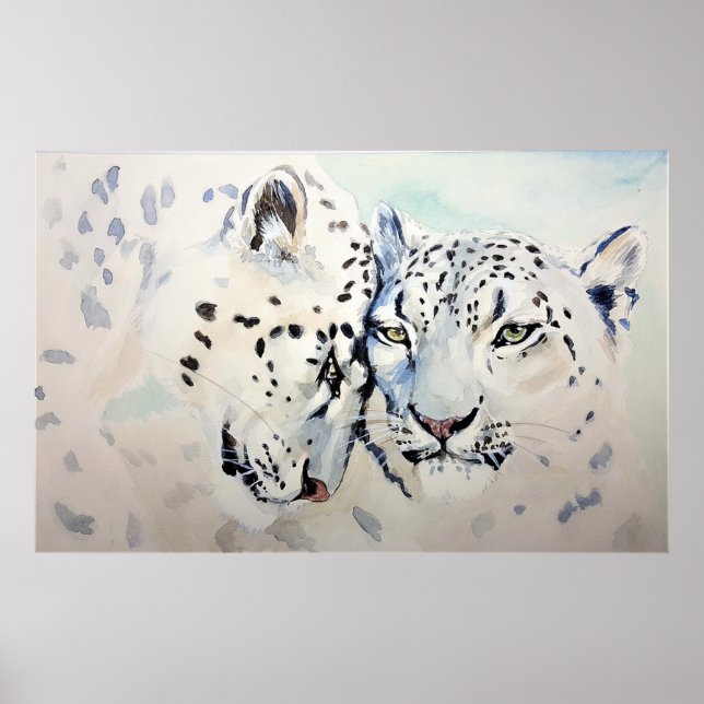 Snö Leopards Poster (Framsidan)
