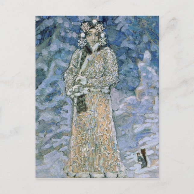 Snö Maiden, en skiss för operan Vykort (Framsida)