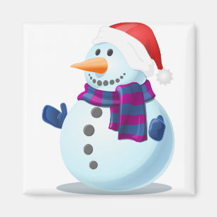 snö man magnet