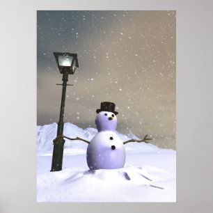 Snö Man Poster