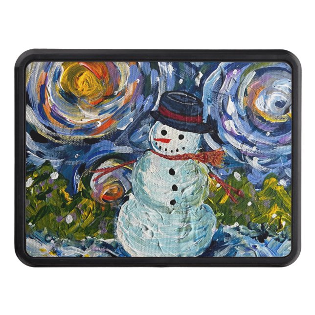 Snö Man Trailer Hitch Cover Dragkroksskydd (Framsidan)