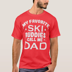 Snö Mina favoritskidbuddister kallar mig Pappa T Shirt