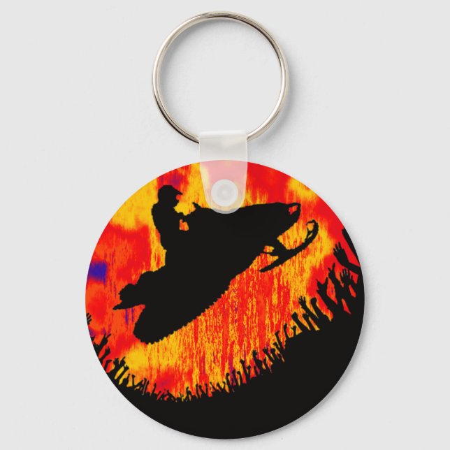 SNÖ MOBILE POWDER NYCKELRING (Framsida)