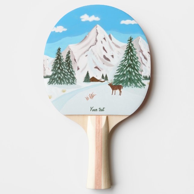 Snö Mountains Ping Pong Paddle Pingisracket (Framsidan)