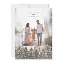 Snö Mountains Träd jul Ett foto