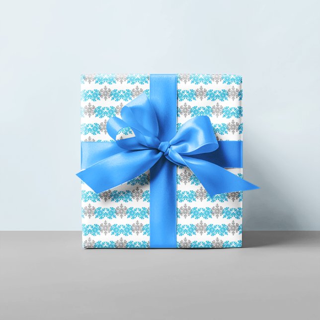 Snö - mycket Roligt att bli en vinter 1:a födelsed Presentpapper (Skapare uppladdad)