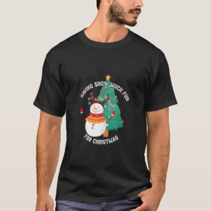 Snö Mycket Roligt Julafton Winter Games God jul Sn T Shirt