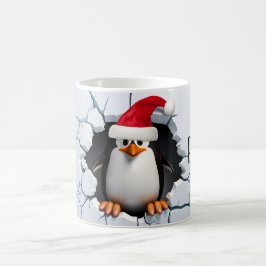 Snö mycket roligt med penguin Tomas... Kaffemugg