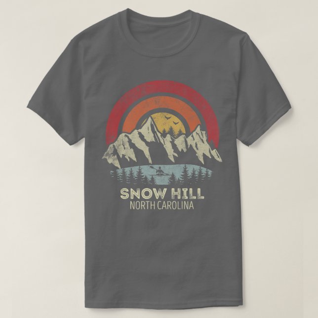 Snö North Carolina Mountain Sunset Sunrise K T Shirt (Design framsida)