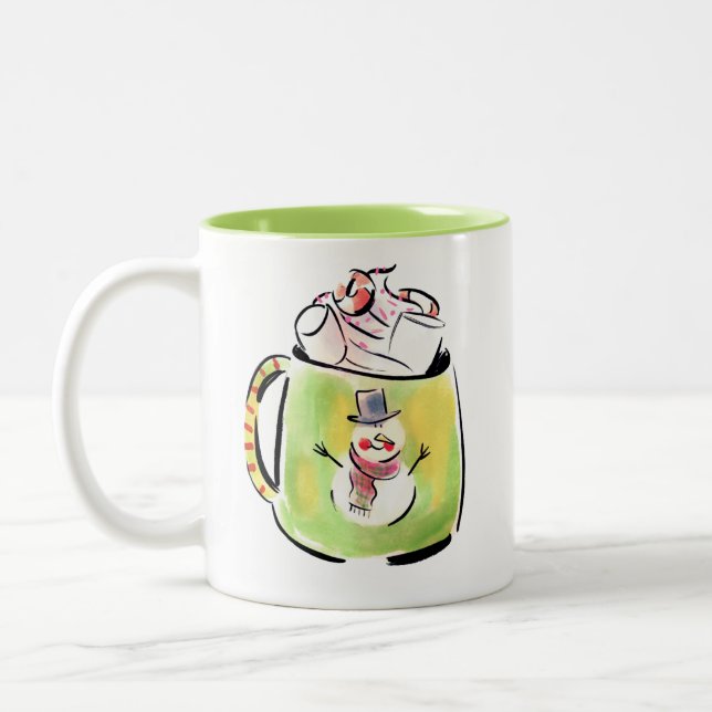 Snö och Kakao Mugg (Vänster)