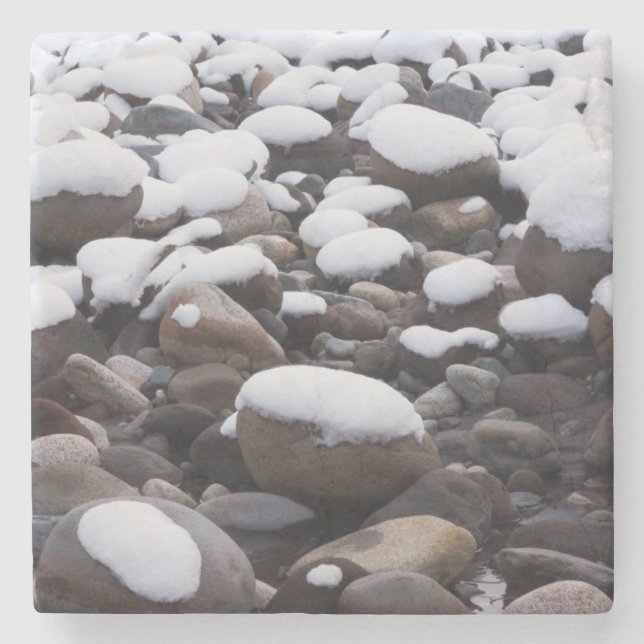 Snö och klippor, Mt. Rainier National Park Stenunderlägg (Framsidan)