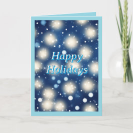 Snö och magiskt julkort helgkort