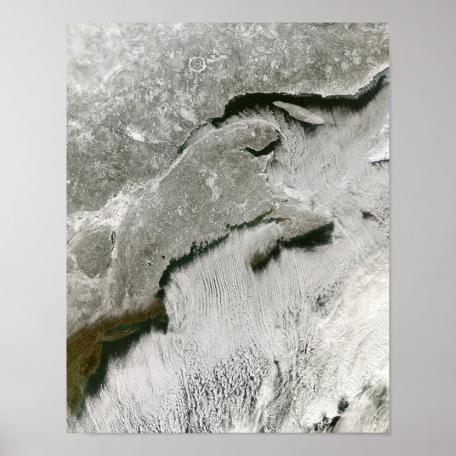 Snö och molngator poster (Framsidan)