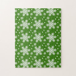 Snö och Snöflingor Pussel