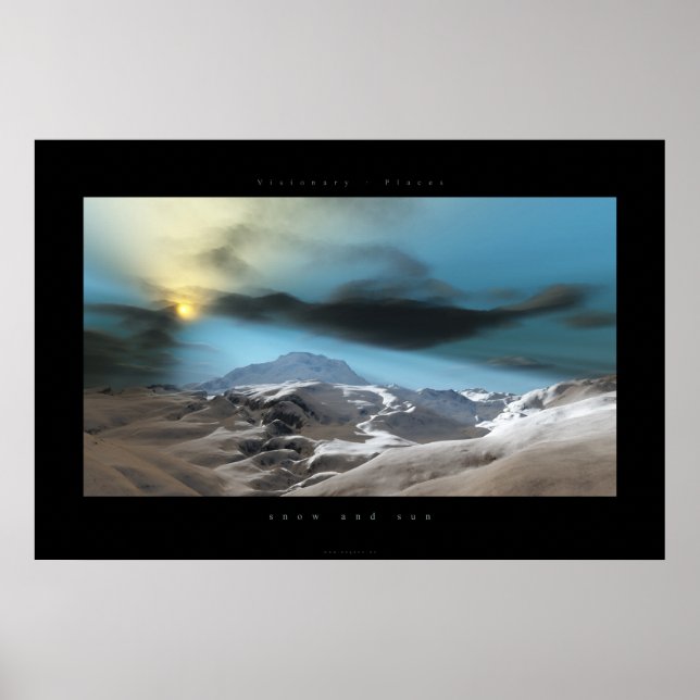 snö och sol poster (Framsidan)