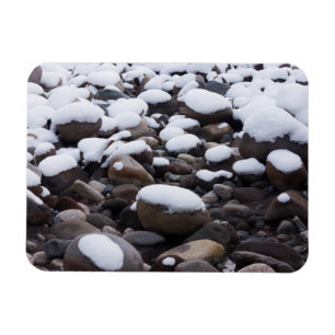Snö och stenar, Mt. Rainier National Park Magnet