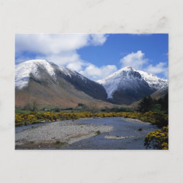 Snö och Vår Wasdale Head Cumbria England Vykort