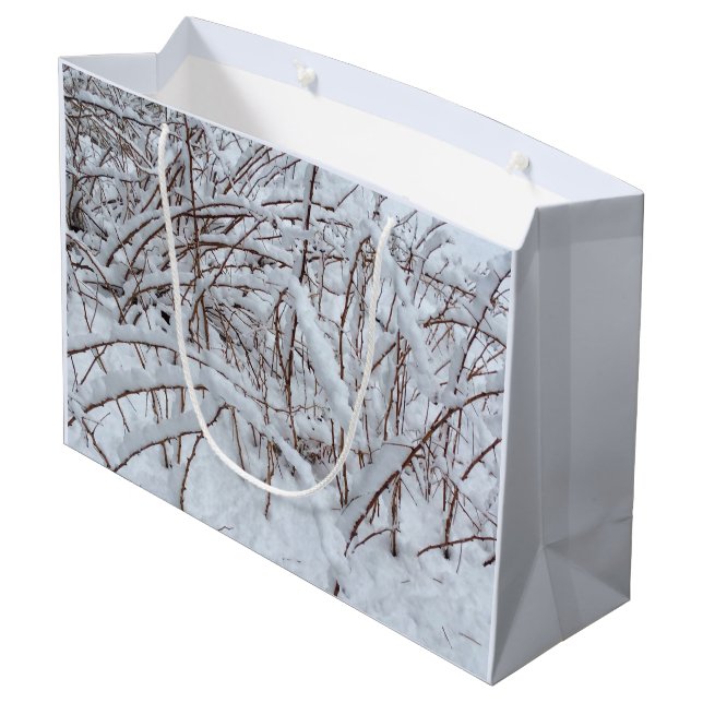 Snö om en hallonskorpa — (Baksidan Vinklad)