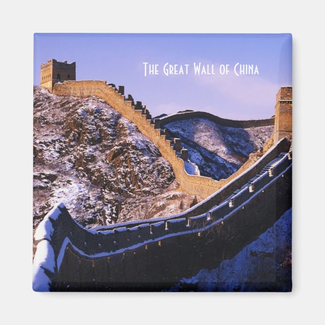 Snö om Underbara Chinan Magnet (Framsidan)