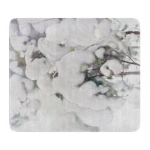 Snö omfattade Gräs Saplings (av Pekka Halonen)