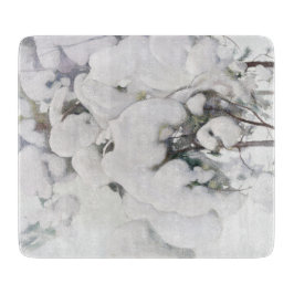 Snö omfattade Gräs Saplings (av Pekka Halonen)