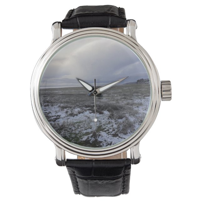 Snö över Bay Watch Armbandsur (Framsida)