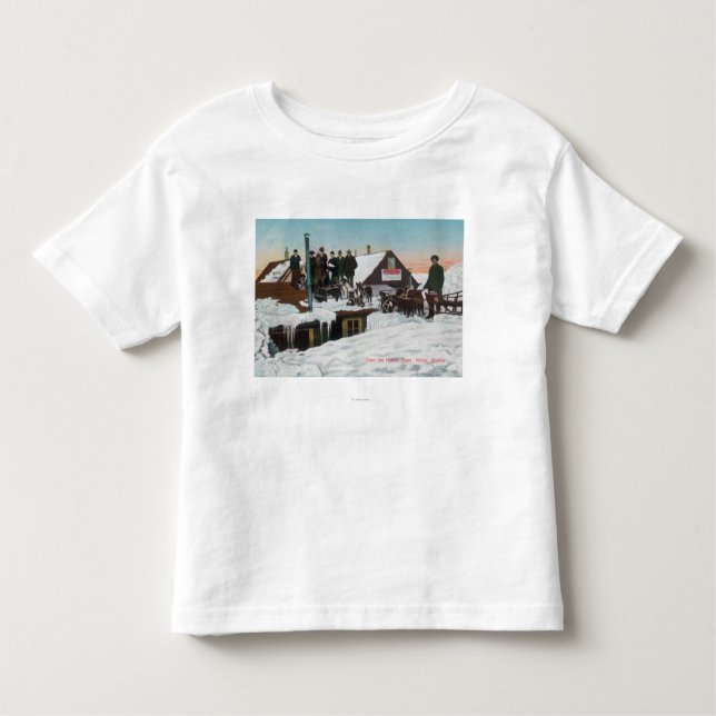 Snö över huset TopsNome, AK T-shirt (Framsida)