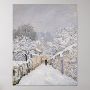 Snö på Louveciennes, 1878 Poster