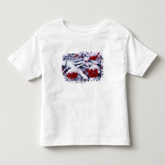 Snö på rönnbär, Utah. T Shirt (Framsida)
