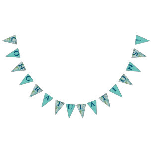 Snö på sommaren art nouveau stil Bröllop Vimplar