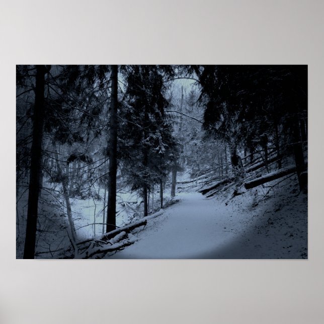 Snö på vandringsled 3 poster (Framsidan)