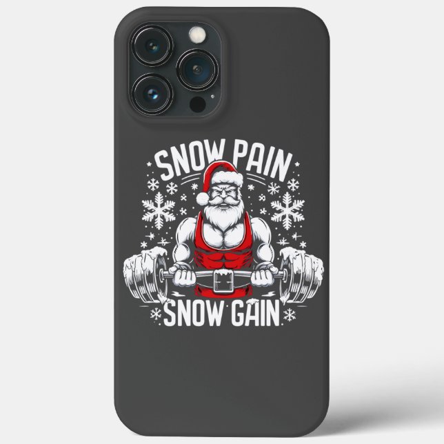 Snö Pain Snö Gain Festive jul Gym Workout (Baksida)