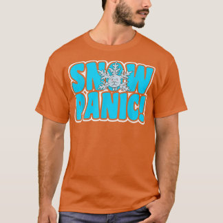 SNÖ PANIC Motif för Snö Plow Driver T Shirt